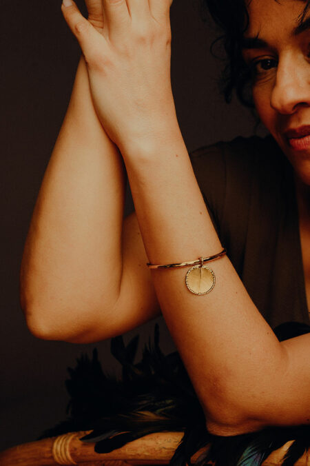 Bracelet doré fait main les Aubépines Limoges