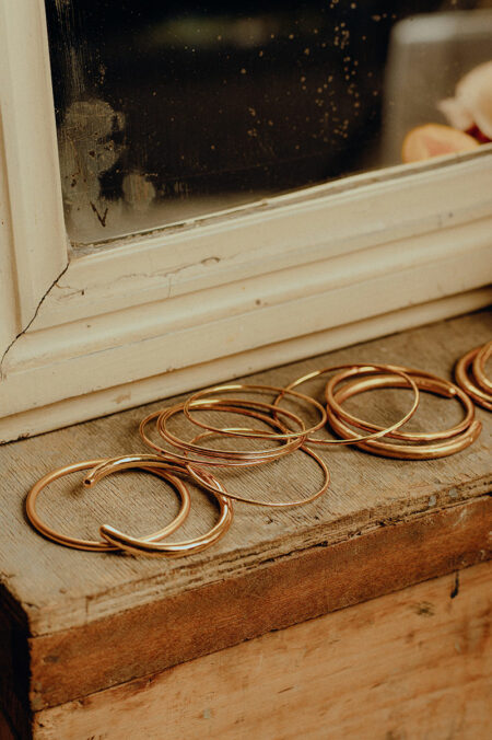 Bracelet doré artisanale Les Aubépines Limoges