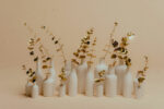 sculptures vegetales en laiton brut faites main