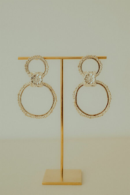 boucles d'oreilles d'artiste argent création limoges
