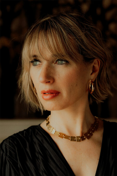 boucles dorées artisanales créatrice Limoges Les Aubépines