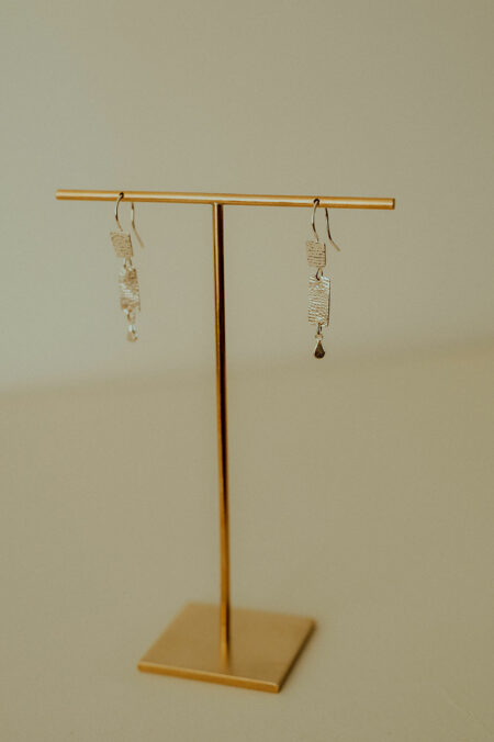 petites boucles argentées bijoux artisanaux Limoges Les Aubépines