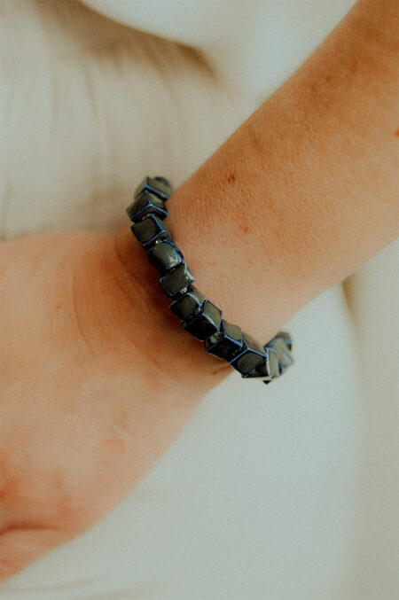 bracelet porcelaine de Limoges fabrication artisanale Les Aubépines