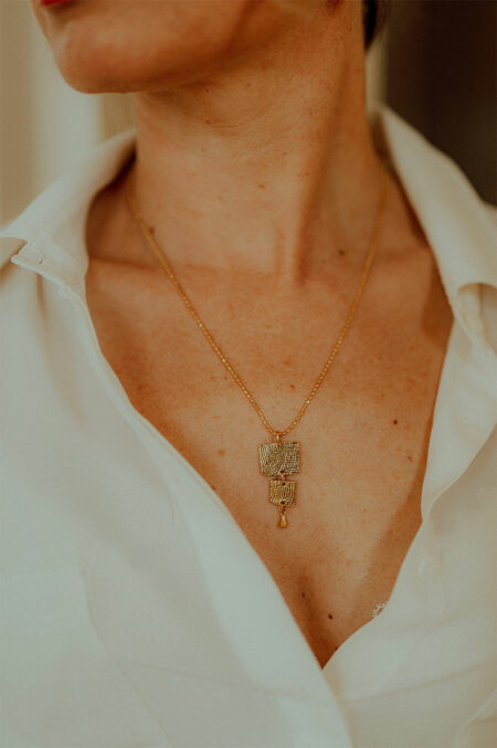 pendentif bijou de créateur Les Aubépines fait main à Limoges