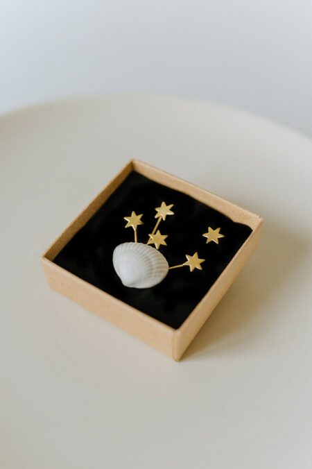 Ecrin décoratif en porcelaine et métal, Les Aubépines, boutique d'artisanat d'art et cadeaux à Limoges